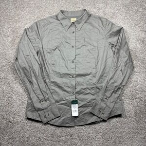 Filson Womens LS SPF Shooting Shirt Olive Green Cotton 22020310105 XL New NWT
